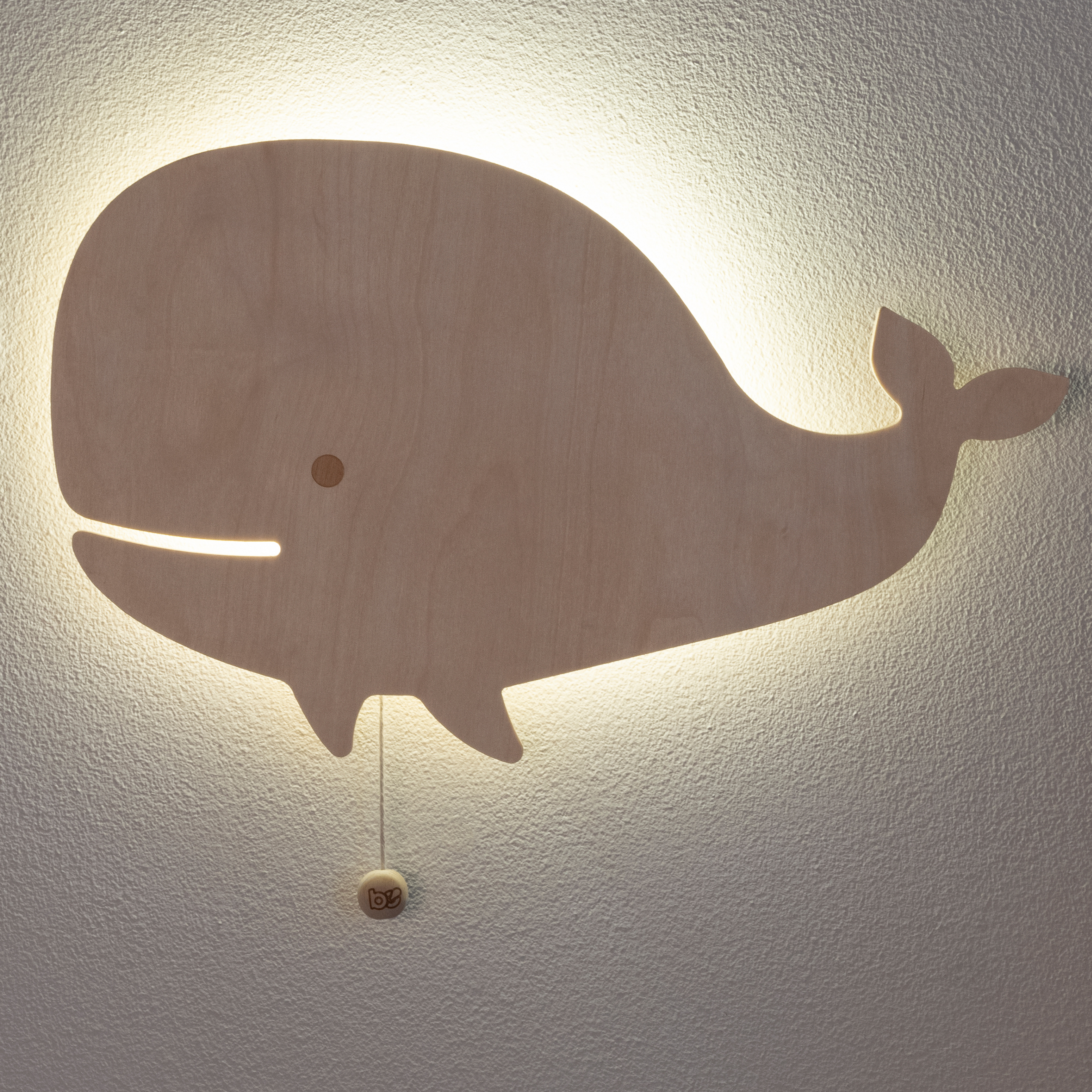 Wandlamp walvis Wonder